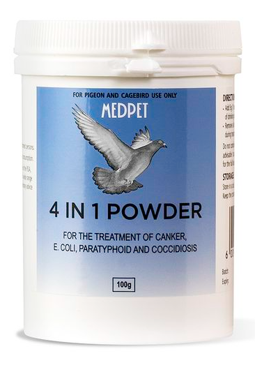 Medpet 4 in 1 powder 100g (Coccidiosis)