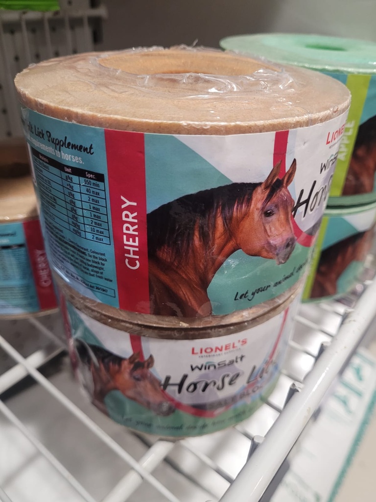 Equine Salt Block Cherry 2kg