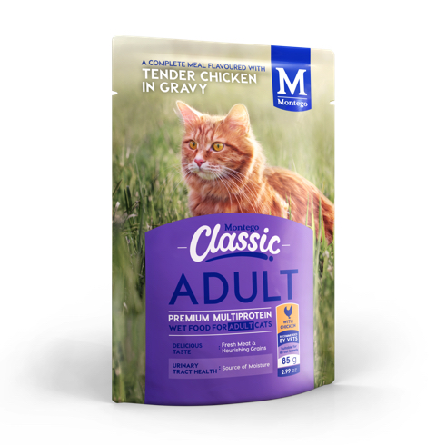 Montego Classic Wet Cat Pouches 85g (chicken)