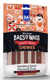 Montego Bag o Wags Bacon Strips 120g