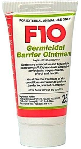 F10 Germicidal Barrier Ointment 25g