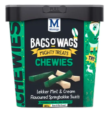 Montego Bags O' Wags Springbokkie 500g