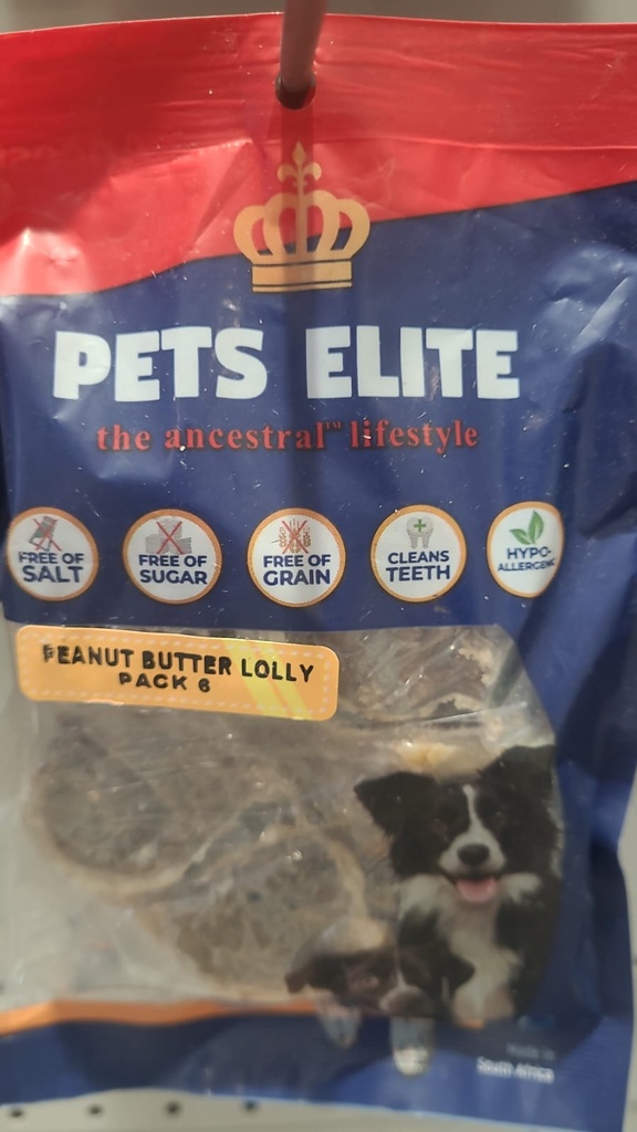 Expiring Soon Peanut Butter Lolly 6 Pack