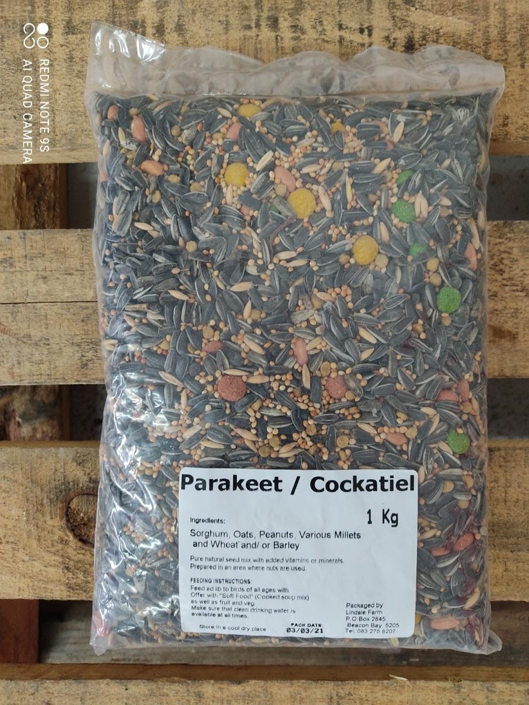 Parakeet/Cockatiel Mix 2Kg