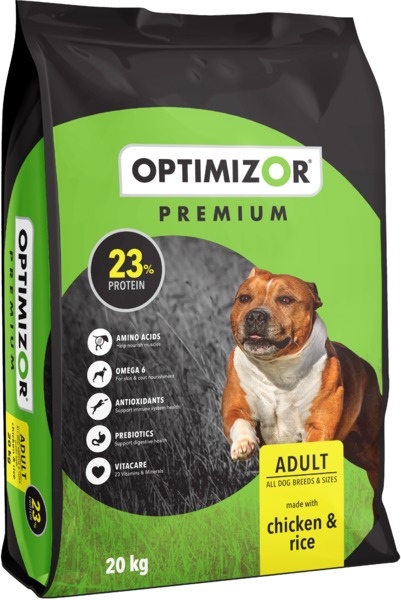 Optimizor Premium Adult 20Kg (23% Protein)