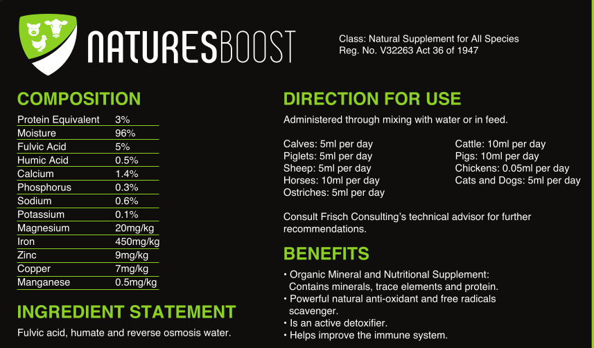 Natures Boost 500mL