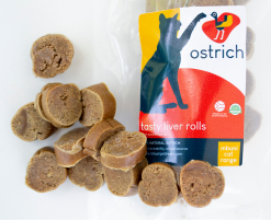 Cat Liver roll - Ostrich