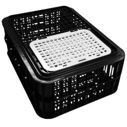 Classic live bird crate - BLACK [CMR10]