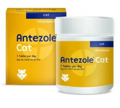 Antezole Cat Dewormer Tab 1's